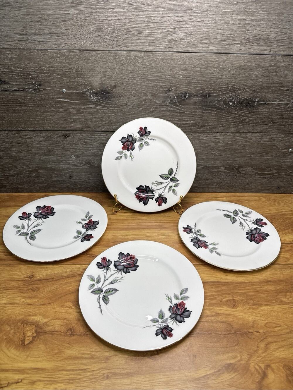 Royal Albert Masquerade Luncheon Plate 9-3/8" England~set Of 4